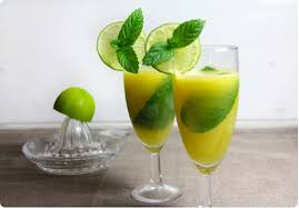 Lemon Mango bebida, Lemon Mango coctel, Lemon Mango preparar