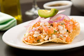 Tostaditas Camarón cocinar,Tostaditas Camarón recetar,Tostaditas de Camarón