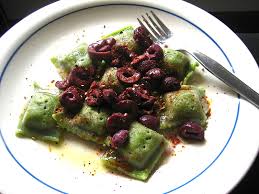 ravioles aceitunas cocinar, ravioles aceitunas receta, ravioles aceitunas