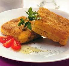 Frituras polenta recetario, Frituras polenta cocinar, Frituras polenta comiendo
