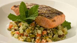 preparar Salmón Cuscús,cocinar Salmón Cuscús,Ensalada Salmón Cuscús