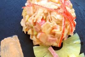 preparar Surimi Piña,cocinar Surimi Piña,Ensalada Surimi Piña