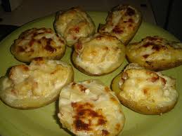 Cremosas poblano papas,Cremosas horno papas,Cremosas horno poblanos