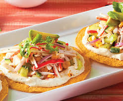 Tostadas de surimi, Tostadas de surimi con elote, Tostaditas de surimi