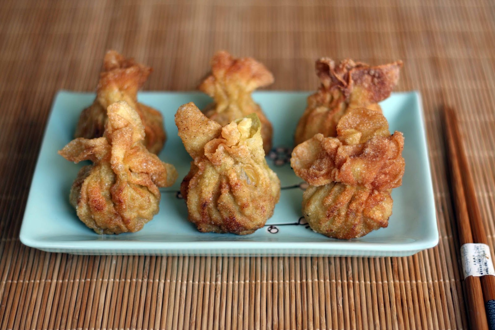 Wontons de pollo, Wontons pollo, Wontons pollo receta