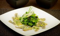 Carpaccio de alcachofa, Carpaccio y alcachofa, Carpaccio  alcachofa preparacion