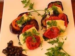 Portobellos jitomate preparacion, Portobellos jitomate queso, Portobellos jitomate fresco