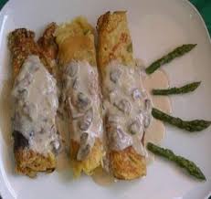 Crepas de setas, Crepas setas receta, Crepas setas cocina
