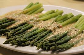 Espárragos Gribiche receta,Espárragos Gribiche fage,Espárragos Plancha Gribiche
