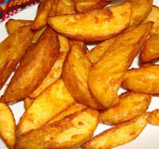 Gajos patata cocinar,Gajos patata recetar,Gajos patata especiados