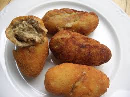 Croquetas huevo elaborar,Croquetas huevo recetaremos,Croquetas boletus huevo