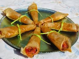 Cucuruchos rellenos receta, Cucuruchos rellenos cocina, Cucuruchos rellenos comida