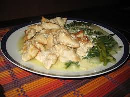 Pechugas con Acelgas., Pechugas Acelgas receta, Pechugas Acelgas recetario