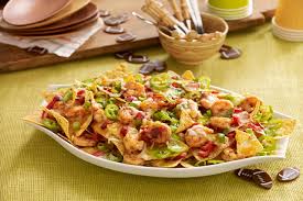 Nachos Camarón preparar,Nachos Camarón Queso,Nachos Camarón Cheddar