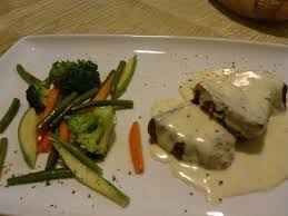 Filete salsa gorgonzola, Filete salsa inglesa, Filete salsa olivo