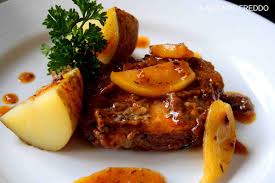 Chuletas cerdo manzanas, Chuletas cerdo receta, Chuletas cerdo preparacion