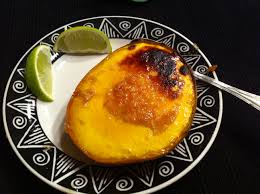  Mango brûlée receta, Mango brûlée preparar,  preparacion Mango brûlée