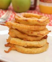 Aritos de manzana, Aritos manzana receta, Aritos manzana recetario