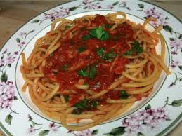 Bucatini napolitana receta, Bucatini napolitana recetario, Bucatini napolitana cocinar