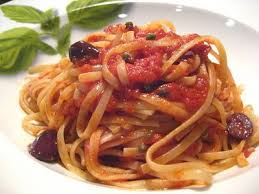 Espaguetis a putanesca, Espaguetis puttanesca, Espaguetis puttanesca receta