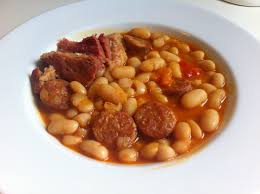 Alubias con chorizo, Alubias chorizo receta, Alubias chorizo cocinar