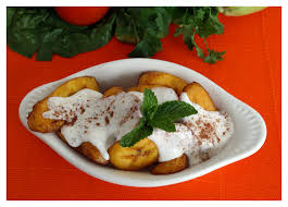 platanos con crema, platanos crema cocinamos, preparando plátanos crema