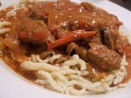 Hungarian Goulash receta, Hungarian Goulash cocinar, Hungarian Goulash preparar