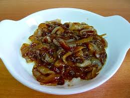 recetario Cebolla caramelizada,guiso Cebolla caramelizada,preparacion  Cebolla caramelizada