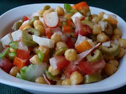 receta Ensalada garbanzo,pasos Ensalada  garbanzo,preparando   ensalada  garbanzos