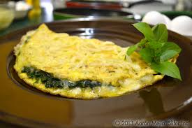 Omelette de Espinacas,receta Omelette Espinacas,elaborar Omelette Espinacas