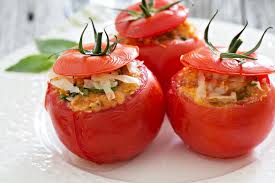 Jitomates Rellenos Nopales,Jitomates Nopales Enatunados,tomates Rellenos  Nopales