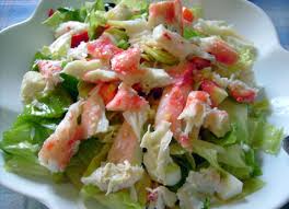 Ensalada Cangrejo Tallarines,Ensalada Cangrejo Pepino,Ensalada Pepino Tallarines