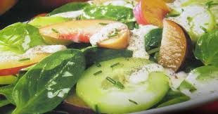Ensalada Pepinos Duraznos,receta Pepinos Duraznos,preparar Pepinos Duraznos