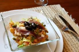 Alcaparras Anchoas receta,ensalada Alcaparras Anchoas,Huevos Alcaparras Anchoas