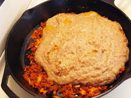 Frijoles Chorizo cocinar,Frijoles Chorizo recetar,Frijoles Refritos Chorizo