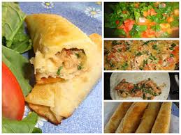 Rollitos Atún preparar,Rollitos Atún recetar,Rollitos Fritos Atún