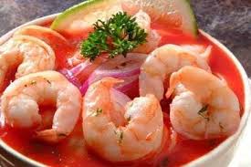 Ceviche Camaron cocinar, Ceviche Camaron receta, Ceviche Camaron coctelera