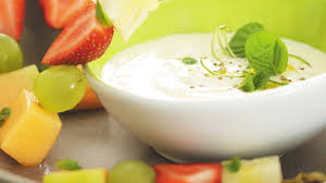 Dip Limón preparar, Dip Limón frutas, Dip Limón brochetas