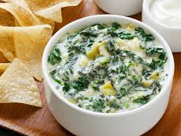 Dip Espinaca Quesos,Dip Alcachofa Espinaca,Dip Tres Quesos