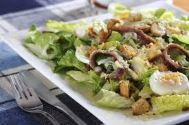 cocinar César Anchoas,prepara César Anchoas,Ensalada César Anchoas