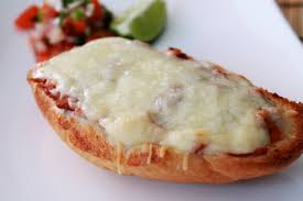 Molletes con frijoles,Molletes de frijoles,Molletes con frijoles