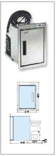 dometic, waeco coolmatic mr 07 4.09, compresor frente inoxidable