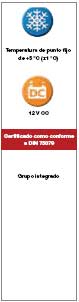 frigorifico empotrable de compresor, coolmatic m3 467 4.09, temperatura de punto fijo
