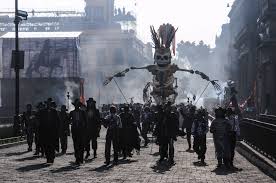 filman spectre zocalo, daniel craig en zocalo, bond en el zocalo