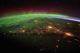 aurora boreal vista astronauta, astronauta fotografia aurora, astronauta y aurora boreal
